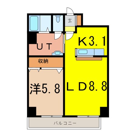 Le ciel常盤の物件間取画像